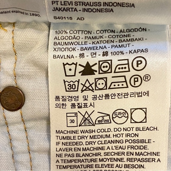 Levi’s Size 27 (4/5) 501s Skinny Jeans High Rise Button Fly Women’s Premium - Picture 12 of 16